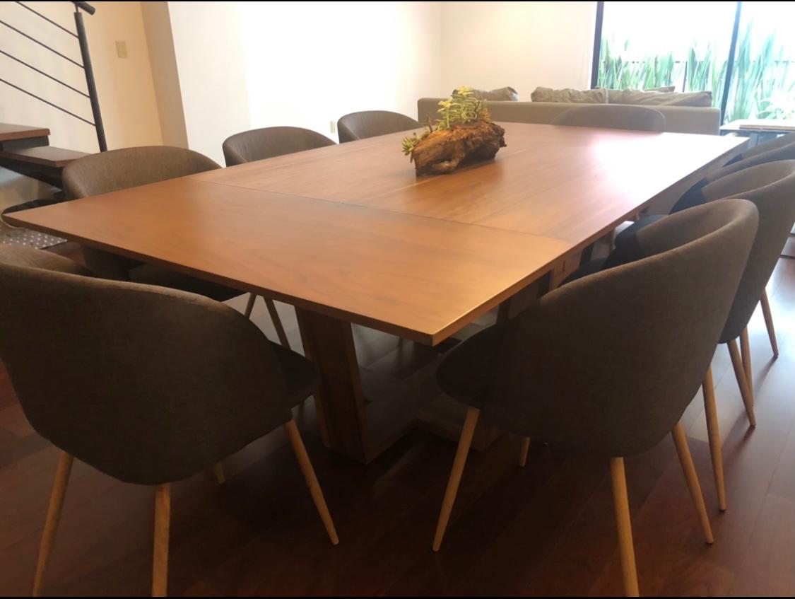 Mesa de Comedor de Madera Genuina